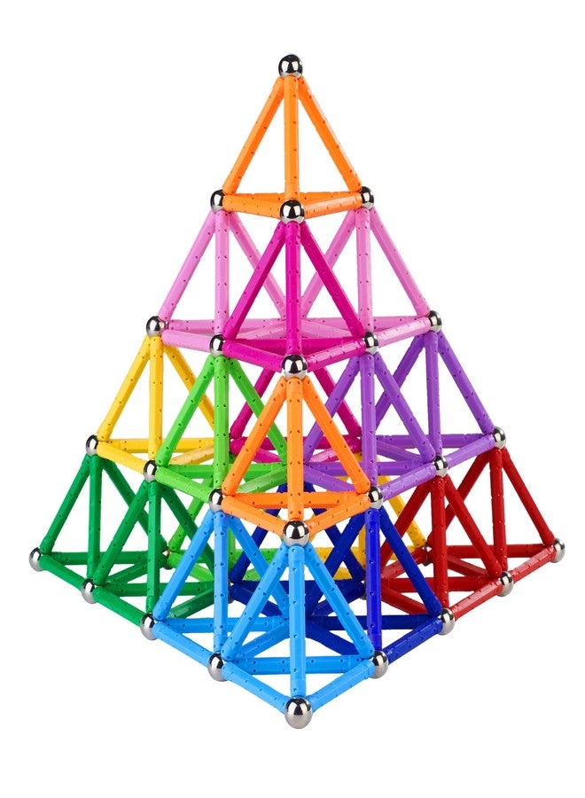 Beicarin 310 Pcs Magnetic Building Sticks Blocks Toys, Magnet Educational Toys Magnetic Blocks Sticks Stacking Toys Set for Kids and Adult, Non-Toxic Building Toy 3D Puzzle with Storage Bag - Image 5